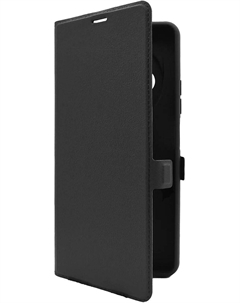 Чехол-книжка BoraSCO для смартфона Xiaomi Redmi 14C 4G, искусственная кожа/микрофибра, черный (73699) Borasco