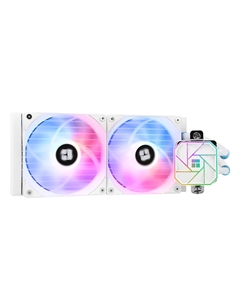 Жидкостное охлаждение Aqua Elite 240 V3 для Socket 115x/2066/2011/2011-3/1200/1700/1851/AM5/AM4, 2x120 мм, ARGB, белый (A-ELITE-WH-240-ARGB-V3) Thermalright