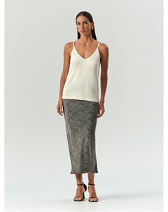 Трикотажный топ с металлизированной нитью Emka