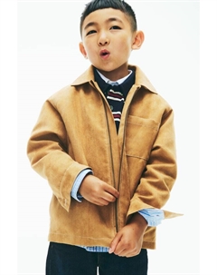 Рубашка свободного кроя, бежевый H&m