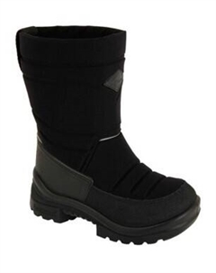 Ботинки зимние детские Putkivarsi высокие, черный Kuoma