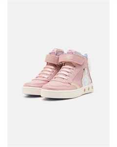 Высокие кеды SKYLIN GIRL LIGHT UP, светло-розовый Geox
