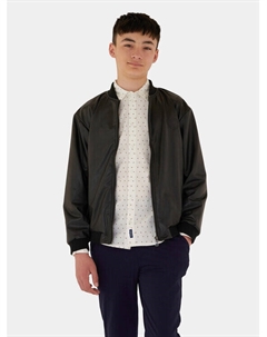 Бомбер стандартного кроя, черный Guess