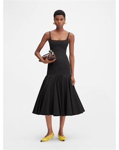 Расклешенное платье миди The Agave dress, черный Jacquemus