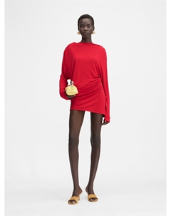 Мини-платье с открытой спиной The Croisière dress, красный Jacquemus