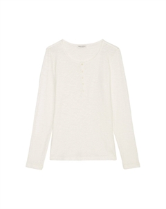 Топ с длинными рукавами HENLEY, LONG SLEEVE, белый Marc o'polo