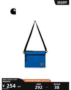 Сумка с логотипом, голубой Carhartt wip