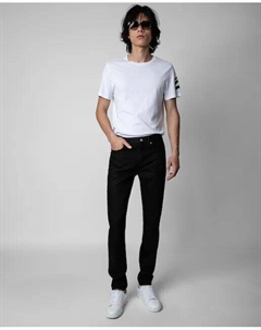 Мужские джинсы узкого кроя mick, черный Zadig&voltaire