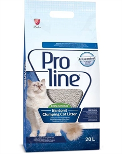 Наполнитель для кошачьего туалета, гипоаллергенный, без запаха (20 л) Proline