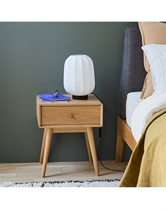 Прикроватная тумбочка с одним ящиком Miji бежевый La redoute interieurs