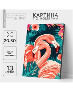 Картина по номерам на холсте с подрамником Школа талантов