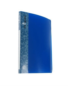 Папка с 20 вкладышами а4, 600 мкм,, 15 мм, синяя Calligrata