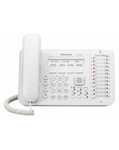 Системный телефон Panasonic KX-DT543RU белый