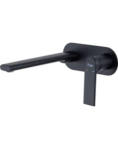 Смеситель для раковины Frap Arne F12204-6, скрытый монтаж, однорычажный, цвет черный