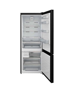 Холодильник двухкамерный Korting KNFC 71928 GN черный