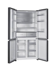 Холодильник двухкамерный Korting KNFM 91868 GN Side by Side, инверторный черный