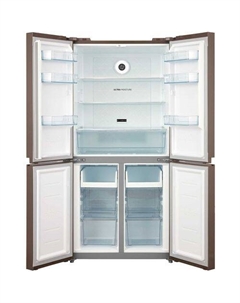 Холодильник двухкамерный Korting KNFM 81787 GB Side by Side, инверторный бежевый