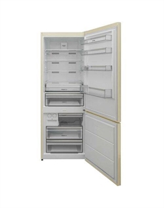 Холодильник двухкамерный Korting KNFC 71863 B бежевый