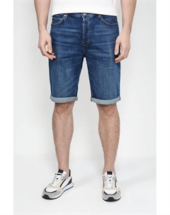 Шорты джинсовые с эффектом потертости Hugo