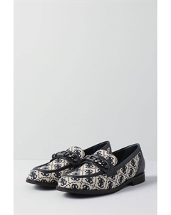 Лоферы с фирменным принтом Victer3 Guess