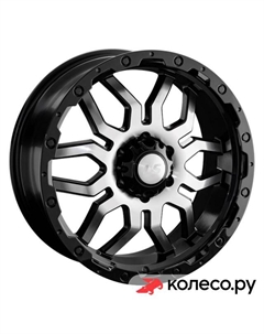 Литой диск 1285 7x16/6*139.7 D100.1 ET38 BKF Ls