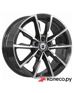 Литой диск Меренге (КС902) 7.5x17/5*100 D67.1 ET38 Алмаз-черный Кик