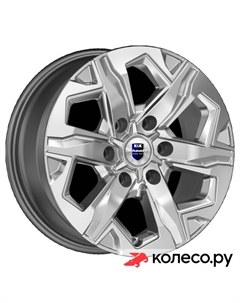 Литой диск Тейт (КС1050) 7.5x17/6*139.7 D78.1 ET25 Дарк платинум Кик