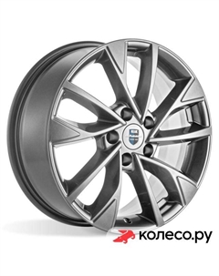 Литой диск Роквуд (КС900) 7x17/5*110 D65.1 ET38 Дарк платинум Кик