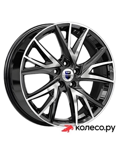 Литой диск Кайлас (КС1054) 6.5x18/5*114.3 D66.6 ET34 Алмаз черный Кик