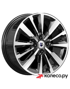 Литой диск Эрман (КС997) 6.5x16/4*100 D60.1 ET50 Алмаз-черный Кик