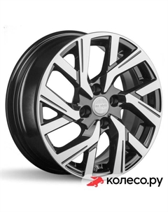 Литой диск Lada Granta I (КСr1030) 6x15/4*98 D58.5 ET35 Алмаз-черный Кик