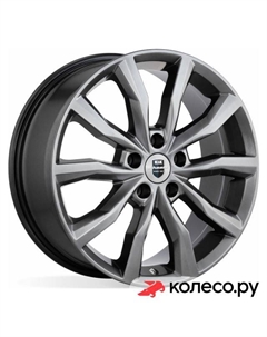 Литой диск Портер (КС906) 7.5x18/5*114.3 D67.1 ET35 Дарк платинум Кик