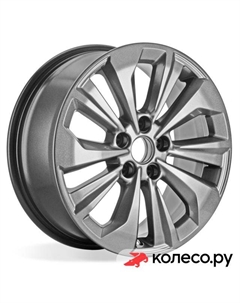 Литой диск Авиор (КС936) 7x17/5*114.3 D67.1 ET50 Дарк платинум брайт Кик