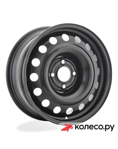 Штампованный диск 7860 Citroen 6.5x16/4*108 D65.1 ET26 Black Trebl