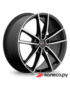 Литой диск X-140 7.5x19/5*108 D60.1 ET38 BK/FP X`trike