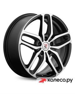 Литой диск B199 6.5x17/5*114.3 D66.6 ET37 BK/FP Replikey