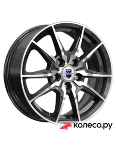 Литой диск Адамар 6.5x16/5*114.3 D67.1 ET38 Алмаз-черный Кик