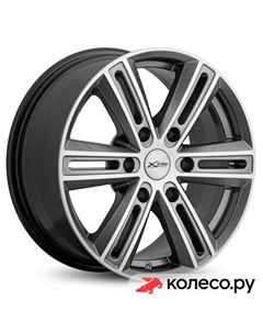 Литой диск X-124 7.5x17/6*139.7 D100.1 ET25 HSB/FP X`trike