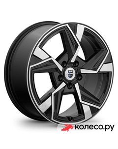 Литой диск Кайан (КС1012) 7.5x18/5*114.3 D66.6 ET37 Алмаз черный Кик