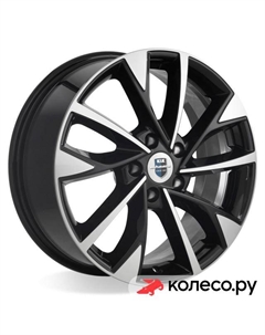 Литой диск Роквуд (КС900) 7x17/5*110 D65.1 ET38 Алмаз-черный Кик