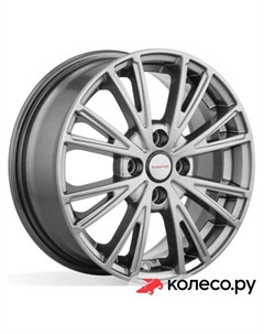 Литой диск Меандр (КС888) 6x15/4*100 D67.1 ET35 Дарк платинум Кик