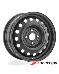Штампованный диск 53A38R Toyota 5.5x14/4*100 D54.1 ET38 Black Trebl