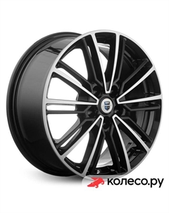 Литой диск Эрфурт (КС898) 7x17/5*114.3 D67.1 ET50 Алмаз-черный Кик