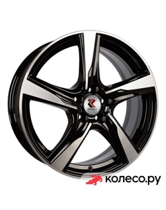 Литой диск B201 7x17/5*114.3 D67.1 ET45 BK/FP Replikey