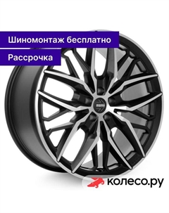 Литой диск Spider SUV 10x21/5*150 D110.1 ET45 Matt Black-Polished Momo