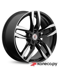 Литой диск B220 8x19/5*114.3 D67.1 ET50 BK/FP Replikey