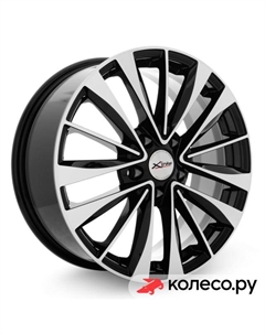 Литой диск X-126 7x17/5*108 D67.1 ET35 BK/FP X`trike