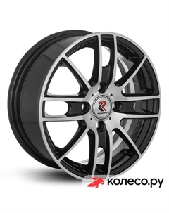 Литой диск K173 5.5x14/4*100 D67.1 ET45 BK/FP Replikey