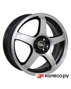 Литой диск CR-14 6x15/4*114.3 D66.1 ET40 BKF Crossstreet