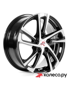 Литой диск R046 6.5x16/5*108 D63.4 ET50 BK/FP X`trike rst